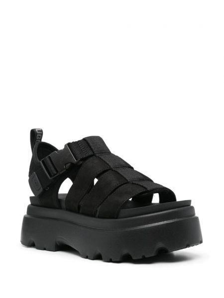 Leder sandale Ugg schwarz