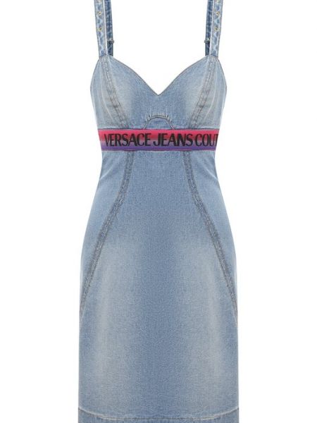 Джинсовое платье Versace Jeans Couture голубое