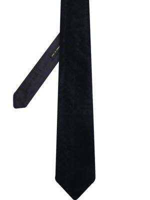 Шелковый галстук из вискозы Giorgio Armani синий