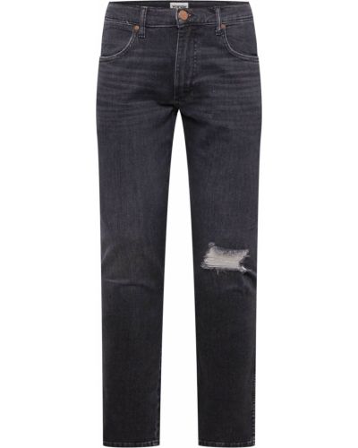 Priliehavé džínsy s rovným strihom Wrangler čierna