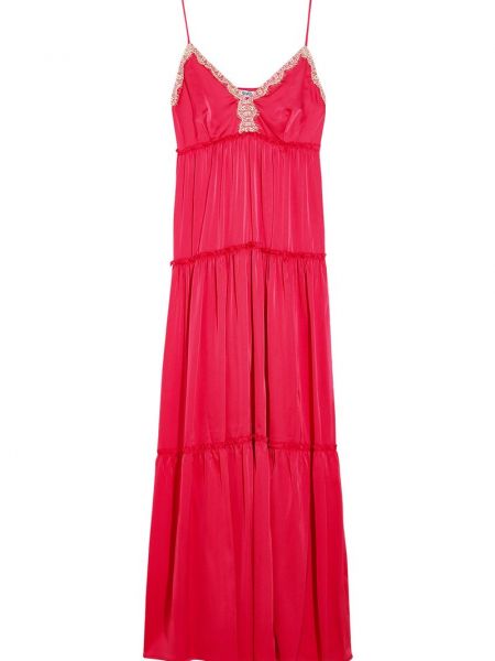 Sukienka długa Liu Jo Jeans różowa