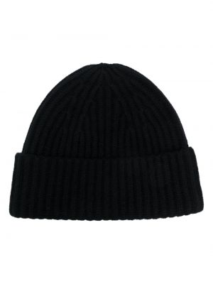 Плетена кашмирена шапка Lisa Yang черно
