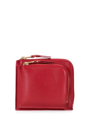 Πορτοφόλι με φερμουάρ με τσέπες Comme Des Garçons Wallet κόκκινο