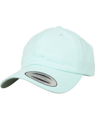 Памучна шапка с козирки Flexfit синьо