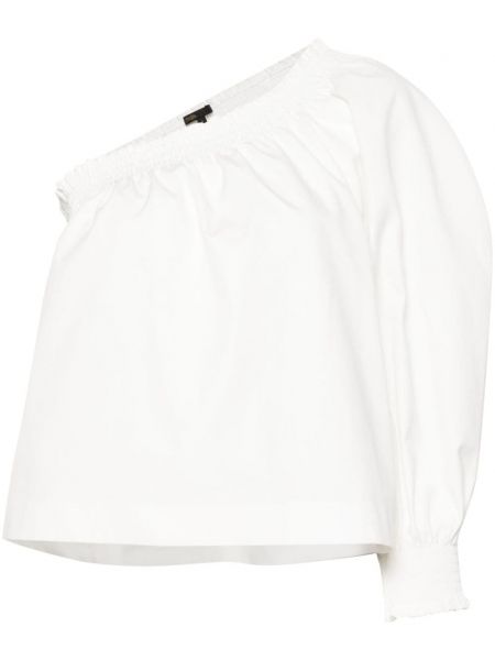 Βαμβακερή μπλούζα Maje λευκό