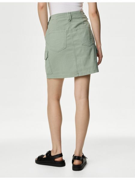 Mini sukně Marks & Spencer zelené