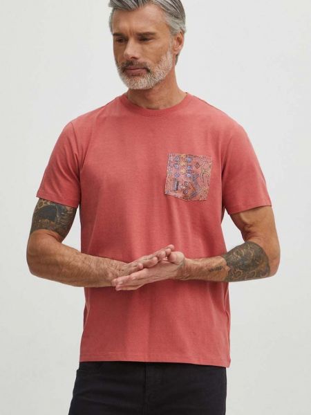 Bavlněné tričko s potiskem Medicine fialové