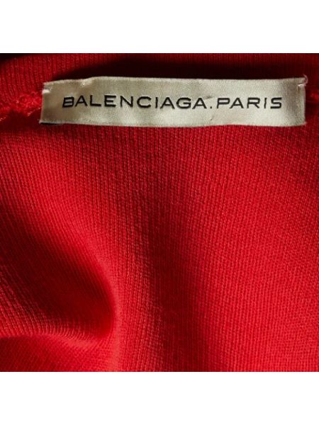 Vestido de malla Balenciaga Vintage rojo