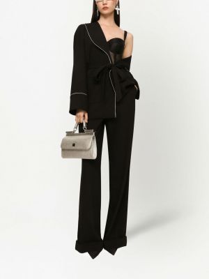 Vilnas treniņtērpa bikses Dolce & Gabbana melns