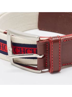 Cinturón de cuero Carolina Herrera Pre-owned rojo