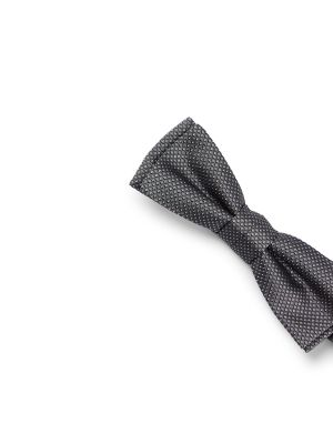 Жаккардовый шелковый галстук Hugo Boss серый