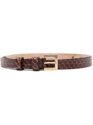 Cintura con fibbia Dolce & Gabbana Pre-owned marrone