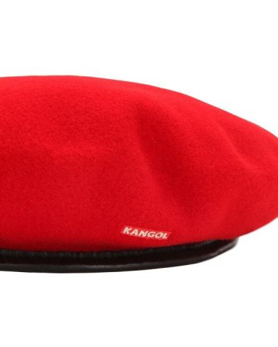 Vlněný baret Kangol červený