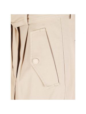 Pantalones chinos de algodón Max Mara Weekend beige