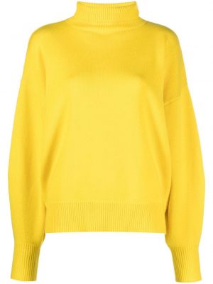 Кашмирен пуловер Isabel Marant жълто