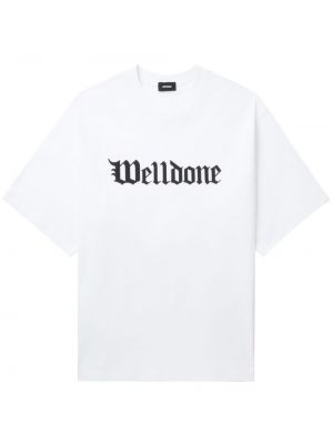 Βαμβακερή μπλούζα με σχέδιο We11done
