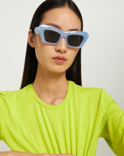 Chunky slnečné okuliare Loewe modrá