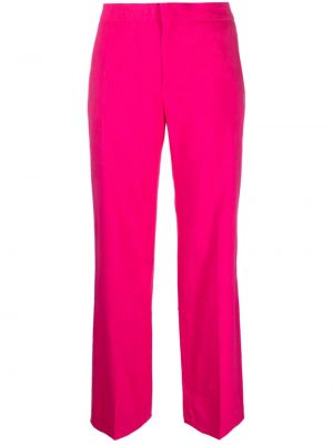 Rovné kalhoty Isabel Marant růžové