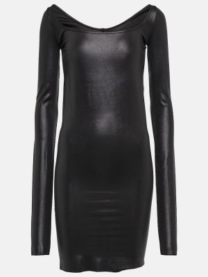 Φόρεμα από ζέρσεϋ Rick Owens μαύρο