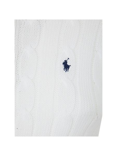 Suéter de cuello redondo Polo Ralph Lauren blanco