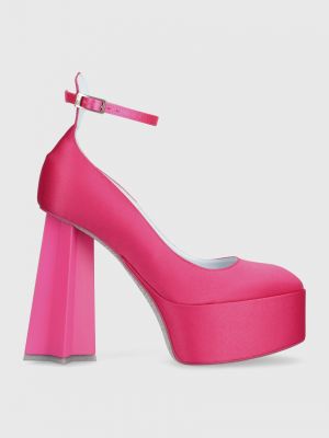 Pantofi cu toc cu toc Chiara Ferragni roz