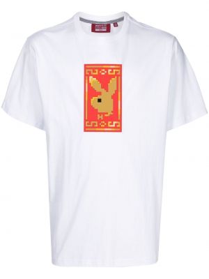 T-shirt mit print Mostly Heard Rarely Seen 8-bit weiß