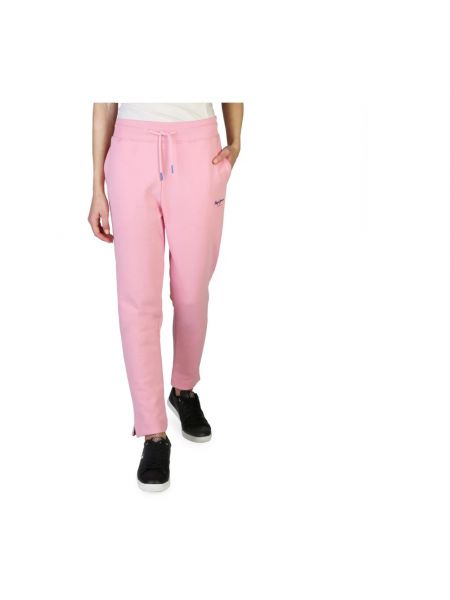 Spodnie sportowe Pepe Jeans różowe