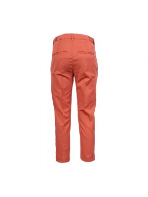 Pantalones chinos de algodón Dondup naranja