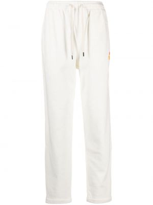 Spodnie sportowe bawełniane Isabel Marant białe