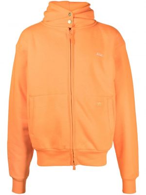Kokvilnas kapučdžemperis ar kristāliem Advisory Board Crystals oranžs