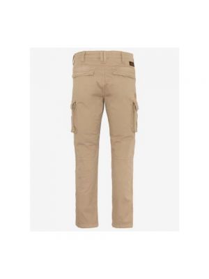 Pantalones cargo con bolsillos Schott Nyc beige