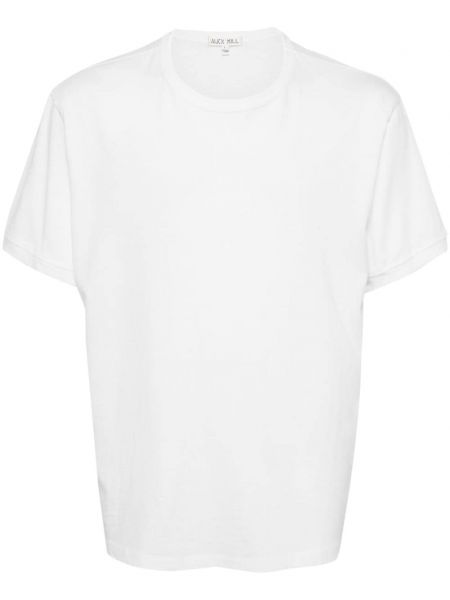 T-krekls ar apaļu kakla izgriezumu Alex Mill balts