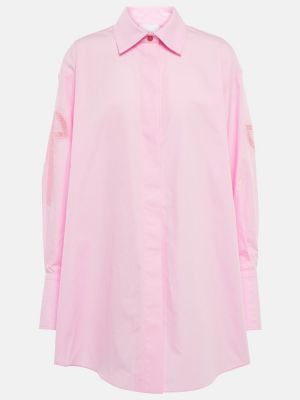 Bavlněná košile Patou růžová