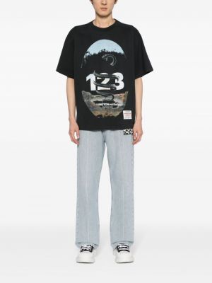 T-shirt en coton 123 Rivington noir