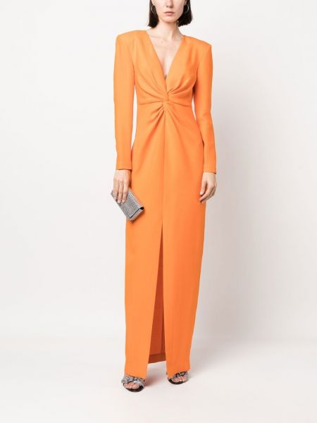 Večerní šaty Roland Mouret oranžové