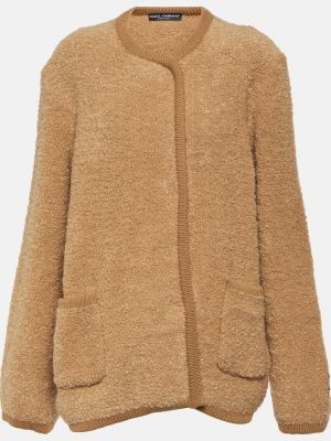 Giacca di lana di cachemire Dolce&gabbana marrone