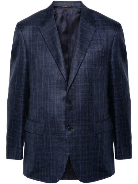 Kontrolleret blazer Canali blå