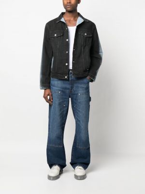 Jeansjacke mit farbverlauf Heron Preston schwarz