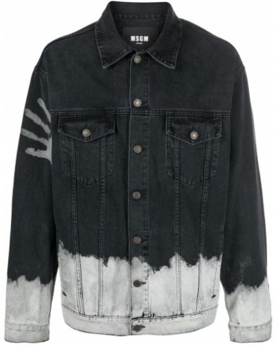 Jeansjacka Msgm svart