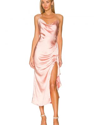 Платье миди Elliatt розовое