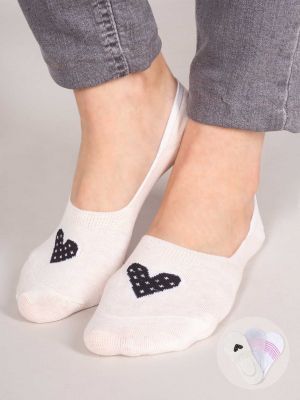 Памучни чорапи Yoclub бяло