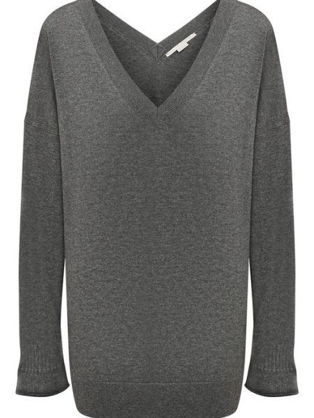 Шерстяной пуловер Stella Mccartney серый