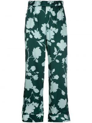 Pantaloni a fiori P.a.r.o.s.h. verde