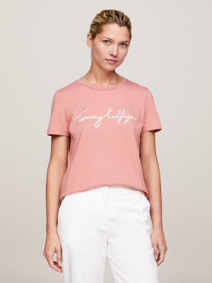 Camiseta manga corta Tommy Hilfiger rosa