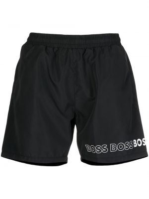 Trykt shorts Boss svart