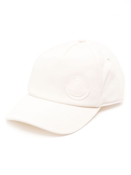 Kepurė su snapeliu Moncler balta