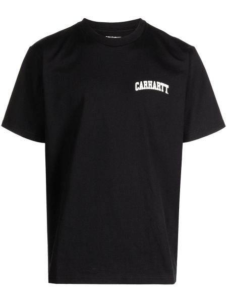 Тениска с принт Carhartt Wip черно