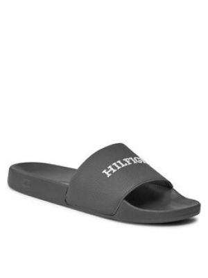 Sandály Tommy Hilfiger šedé