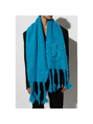 Bufanda de lana Jil Sander azul