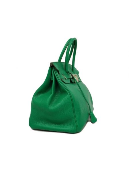 Bolsa de cuero Hermès Vintage verde